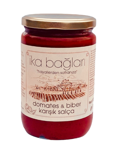 Domates & Biber Karışık Salça (Net: 600 gr)